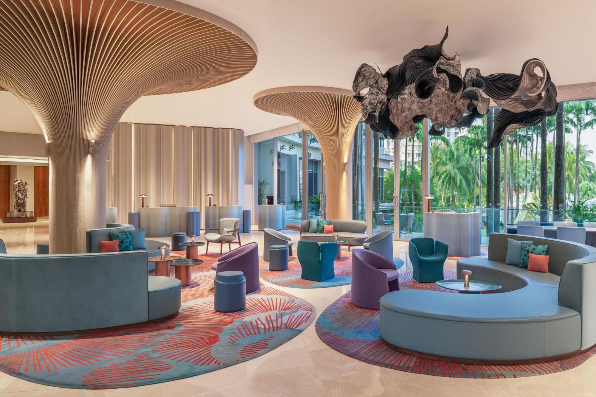 W Singapore - Sentosa Cove Ngoại thất bức ảnh The lobby of the hotel